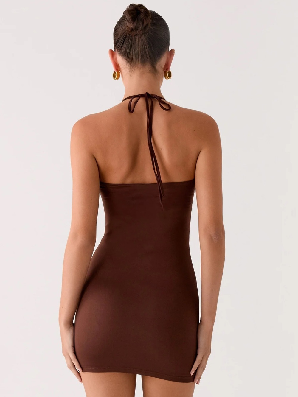 NWT - PEPPERMAYO - Palm Beach Mini Dress in Chocolate - Picture 3 of 8